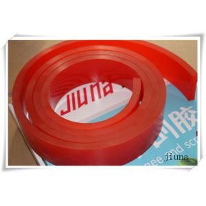 High Wear Resistant Red Polyurethane Squeegee For Silk Screen Printing