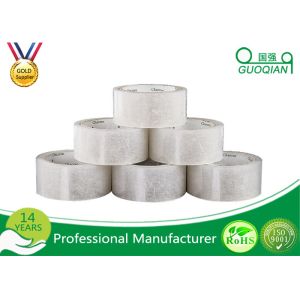 80M Length Clear Water Resistant Bopp Adhesive Tape High Temperature