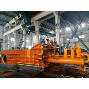 Cheap Motor Powerd Scrap Baler Machine / Scrap Baling Machine High Density Double Master Cylinder for sale