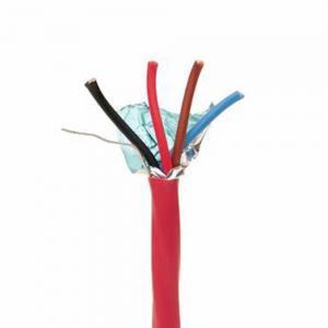 Cheap PE Moistureproof Cable For Smoke Alarms , Alkali Resistant Fire Alarm Red Wire for sale