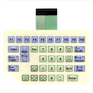 RAL Industrial Membrane Switch Good Water Resistance Custom Membrane Keypad