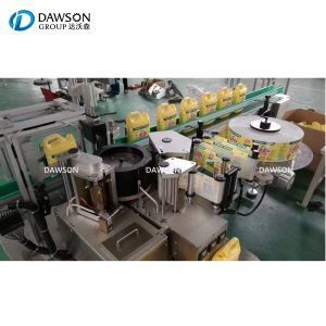 Automatic Plastic PET Double Side Labeling Machine PE Oil Detergent Bottle