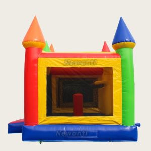 Cheap 2024 Latest Models Rainbow Castle Inflatable Big Bounce House with Large Size PVC for sale