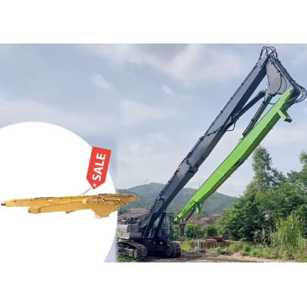 High Reach Demolition Excavator Boom And Arm With Shear Breaker