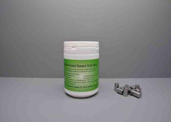 Quality Dental Material Ni Cr Alloy Soft Metal 1kg/bottle for Crown / Bridge and Inlay wholesale