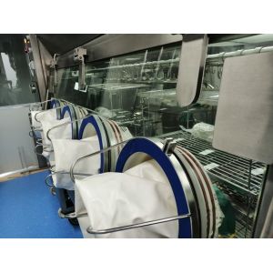 China Pharmacy Membrane Filtration Transfer Isolator With Pre Chamber on sale