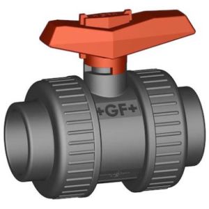 GF 375 Union Ball Valve PVC-U/EPDM – GB Standard d63 & d75 Sizes – Corrosion