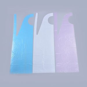 Transparent Plastic Biodegradable Disposable Aprons For Resturant