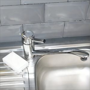 Customized Melamine Microfiber Kitchen Sponge For Daily Highly Precise Size