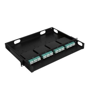 China 19 1U Fixed Patch Panel MPO MTP Rack Mount Distribution Panel With 4 Individule MPO Modules on sale China 19 1U Fixed Patch Panel MPO MTP Rack Mount Distribution Panel With 4 Individule MPO Modules on sale