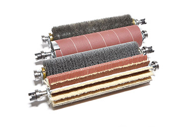 Quality Professional Interleaf Flap Wheel Drum , Kehole Arbor Brush Sander For Wood wholesale