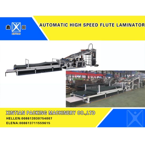 Quality E Flute Corrugated Cardboard Carton Making Machine Cardboard automatic hight speed flute Laminator wholesale