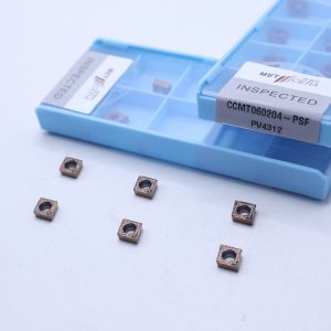 Cheap CNC Carbide Turning Inserts, PVD Coated Carbide Turning Insert for Lathe Tool Holder, CCMT060204 for sale