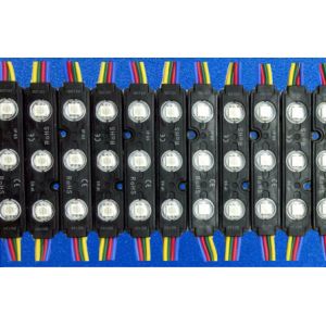 High Brightness 3 Chips Led Module SMD 5050 / RGB LED Module Waterproof With