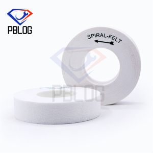 Glass edge processing tools Spiral Felt Sanding Disc Standard size polishing