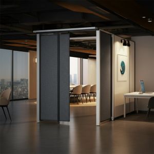 Cheap Offices / Meeting Spaces Sound Proof Partitions With Dupont POM Rollers for sale