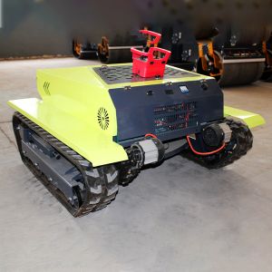 Multifunction CE EPA Approved All Terrain RC Grass Cutter Rubber Tracks Robot