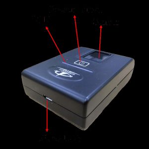 HFSecurity HF4000Plus R Fingerprint Scanner With Replaced Battery Bluetooth