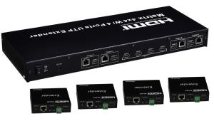 Cheap 4x4 HDMI Matrix with UTP Extender function for sale