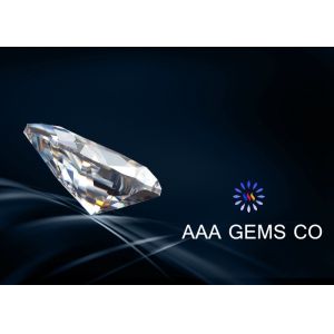 1.5 Carat Pear Cut Moissanite Colorless , Lab Created Moissanite