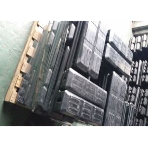 EX60 Excavator Bolt On Rubber Track Pads 124mm Width High Performance