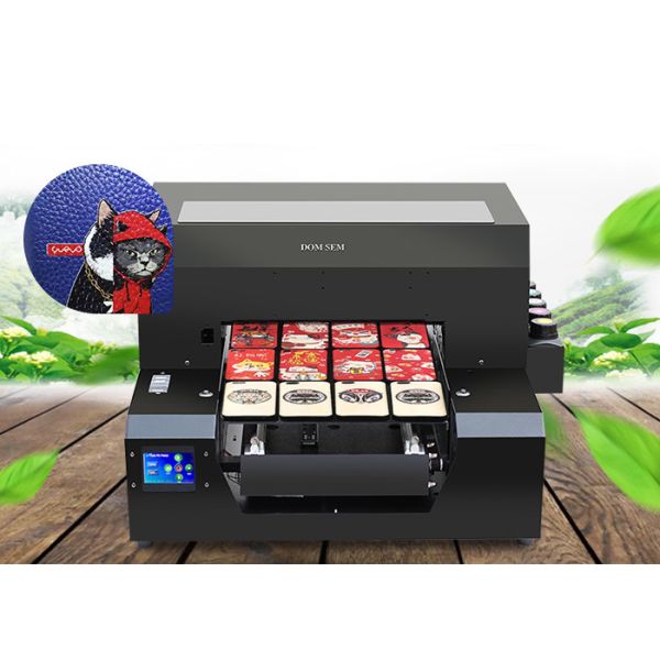 High Precision Inkjet Printing Machine DOMSEM Flatbed A3 Printer UV Light Heat