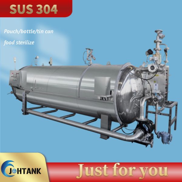 Quality Semi Auto Horizontal Food Sterilizer Machine Retort Sterilization In Food Processing wholesale