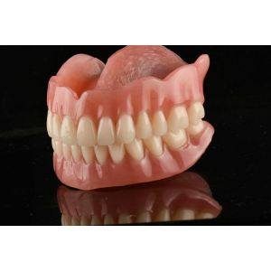 Cheap Crystal Clear Acrylic Dental Removables Artificial Acrylic Teeth Precise Fit for sale