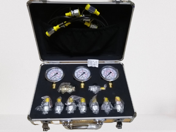 Quality 3PCS Test Hoses Hydraulic Pressure Gauge Test Kit 8PCS Test Points wholesale