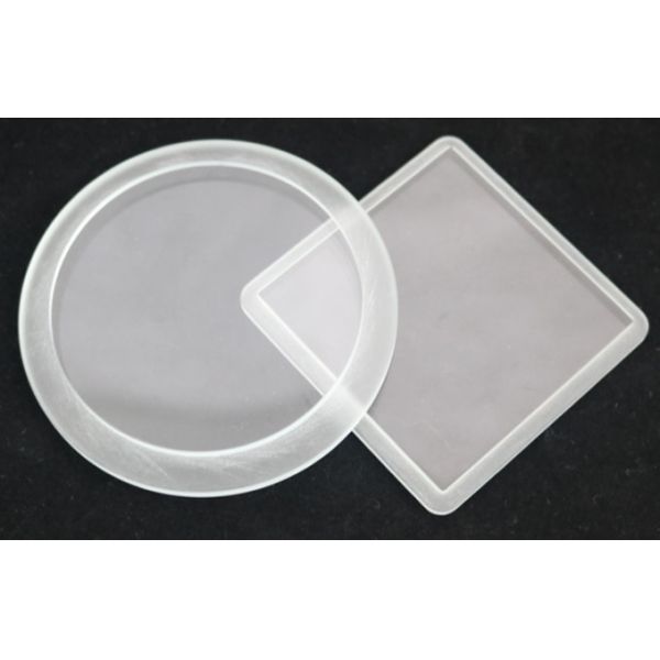Optical Grade Round / Square High Borosilicate Glass Smooth Surface Tempered