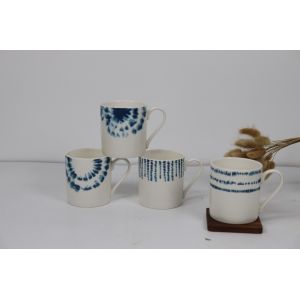 Mug and canister set in new bone china for home use ceramic coffee mugs for gift