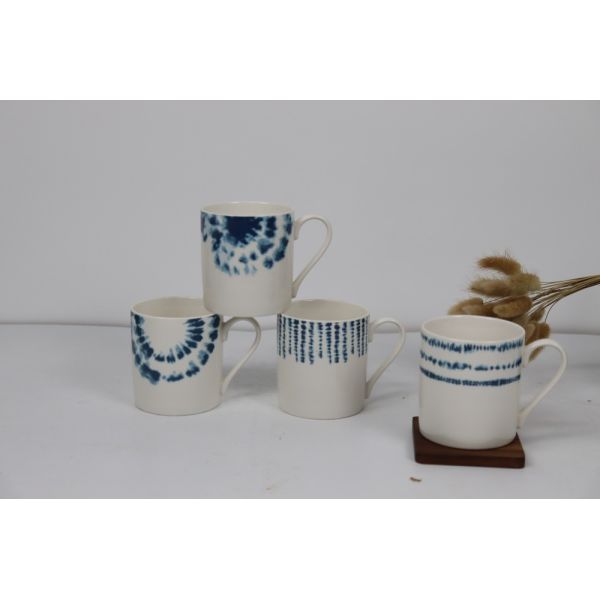 Mug and canister set in new bone china for home use ceramic coffee mugs for gift