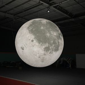 2 m Giant LED Lighting Moon Balloon Inflatable Globe Planet Solar System Balloon