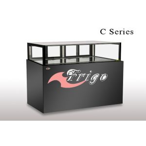 Various Size - 1 To 6 Degree Cake Chiller Display Black Sliding Door