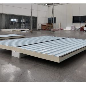 Cheap Fire Retardant Sandwich Structure PU Sandwich Roof Panel with B1/B2 Fire Rating Great Wall Panels for sale