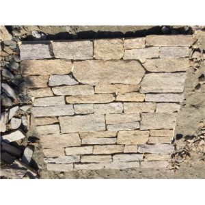 Natural stone Cement Backed Ledgestone Panel / Stone Cladding Panels Wear