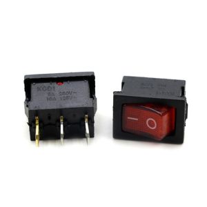 3 Pin On Off TUV CQC CE ROHS 250V Spst Miniature Rocker Switch T85