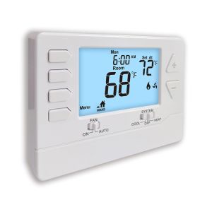 5/1/1 Day Programming Wired Room Thermostat with Terminal Designations RC and ON