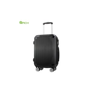Double Zipper ABS Trolley Lightweight Hardside Suitcase