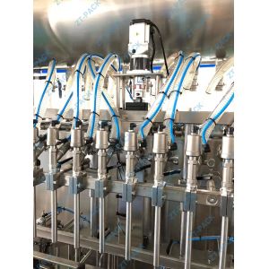 Servo 500ml Edible Oil Filling Machine 6 Head High Viscosity Piston Filler