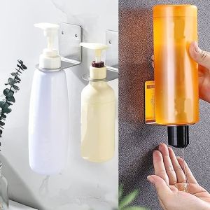 6Pcs Shower Soap Dispenser Holder for On Walls Shampoo Standing Shelf Storage