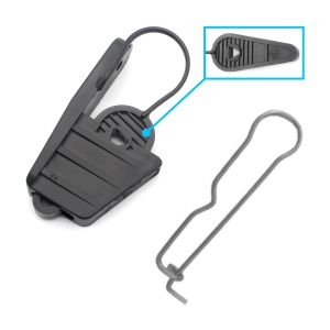 Cheap 45g Stainless Steel Wire Clamp for Outdoor Fiber Optic Cable Clamp Type 1-2 Pair Drop for sale