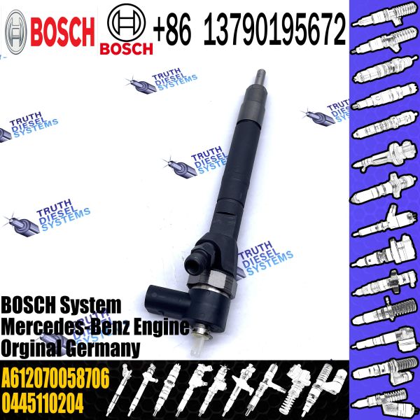 New Original Common Rail Diesel Fuel Injector A612070058706 A612070058780