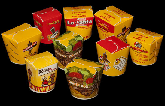 Full Automatic Doner Kebab Lunch Box Forming Machine For Food Packaging