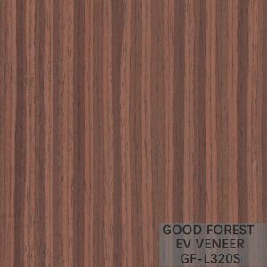 Santos Rose Engineered Wood Veneer Straight Grain Customized Service