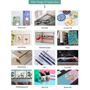 Resolution UV Inkjet Rigid And Flexible Materials Flatbed Printer With Steel