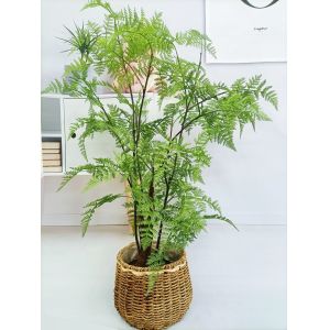 Lifelike Green Artificial Tropical Plant For Office Table Decor Boston Fern