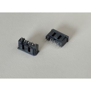 7 Pin SATA 1.27mm pitch male PCB connector, right angle through hole gold-plated