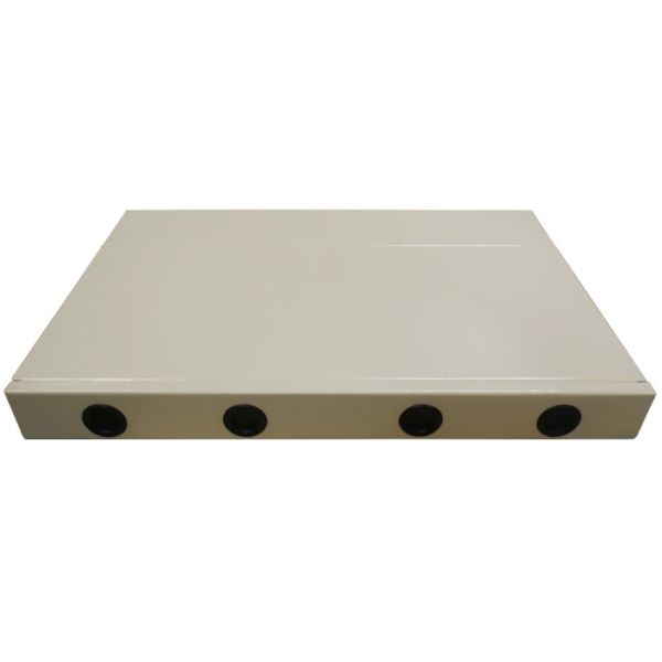 Dustproof Fiber Optic Box , 1U Rack Mount Optical Fiber Enclosure 24 Core CFCZ