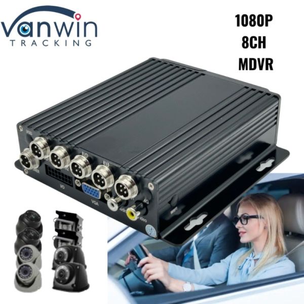 Quality 4G SD Card MDVR 1080P 8 Channel Vehicle Recorder With GPS Function Suitable For Every Fleet wholesale